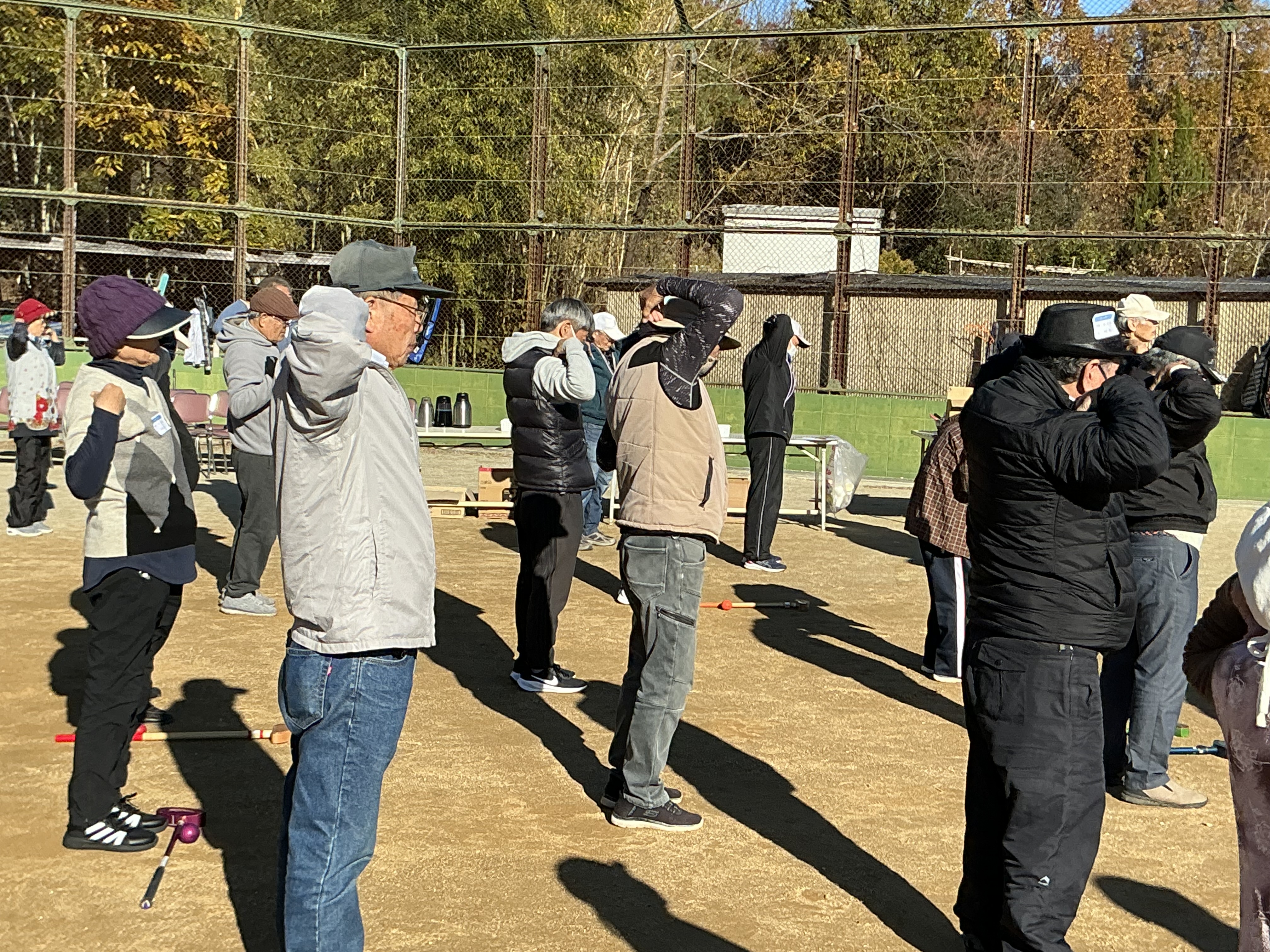 ランニングする人